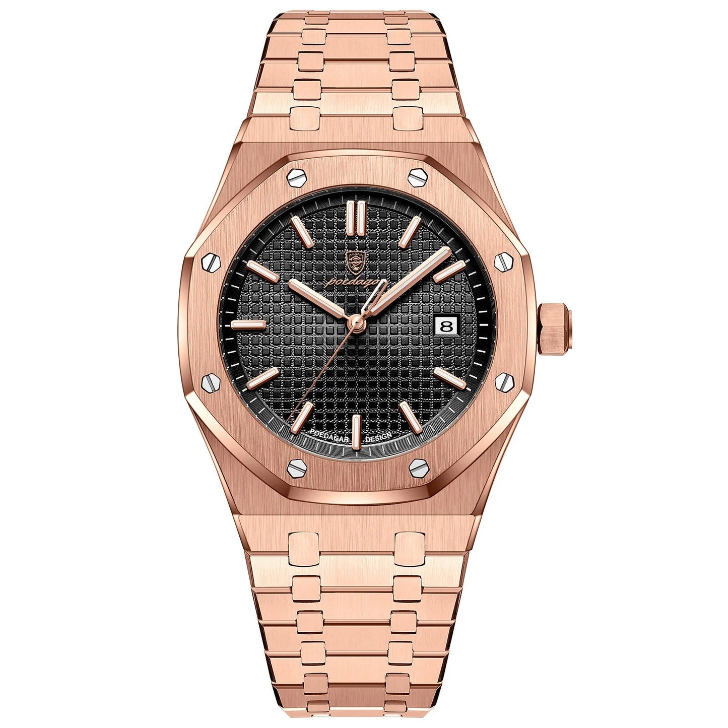 Luxury Business Man Wristwatch Waterproof Luminous Date Men Watch Stainless Steel Fashion Quartz Watches for Men Reloj