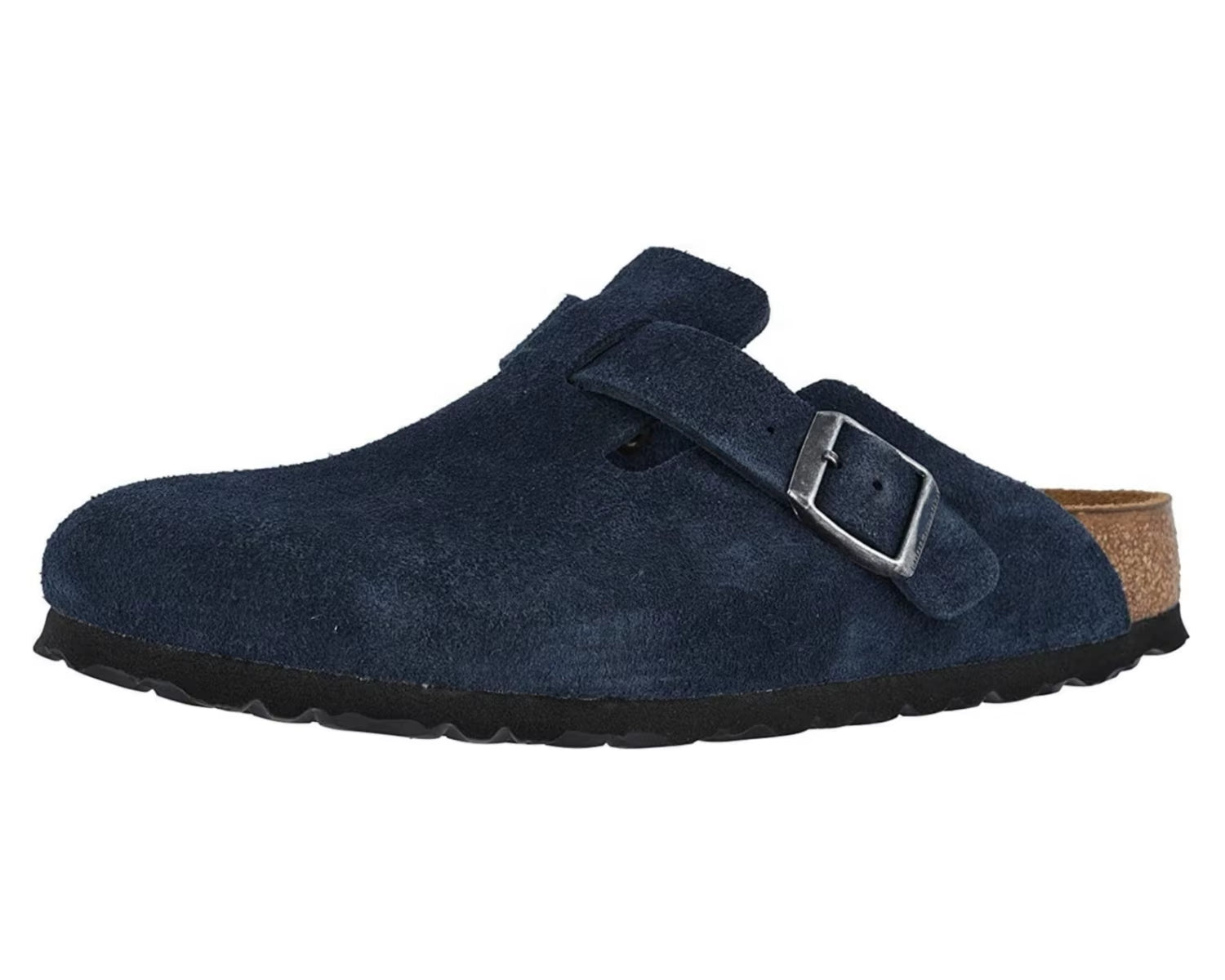 Factory Custom High Quality Men'S Leather Mules Cow Suede Cork Clogs for Indoor Outdoor