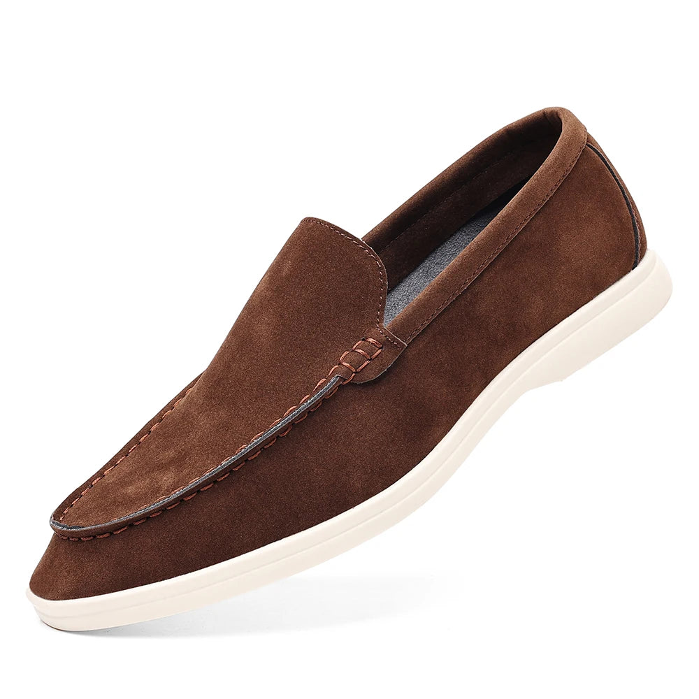 Men'S British Loafers Retro Casual One Foot Casual Versatile Lazy Shoes