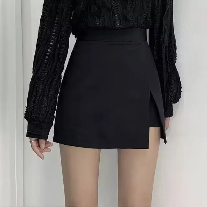Mini Skirts Women Simple Spring Slim Sexy Popular Hotsweet High Waist Leisure Chic Streetwear Mature Temperament All-Match Юбка