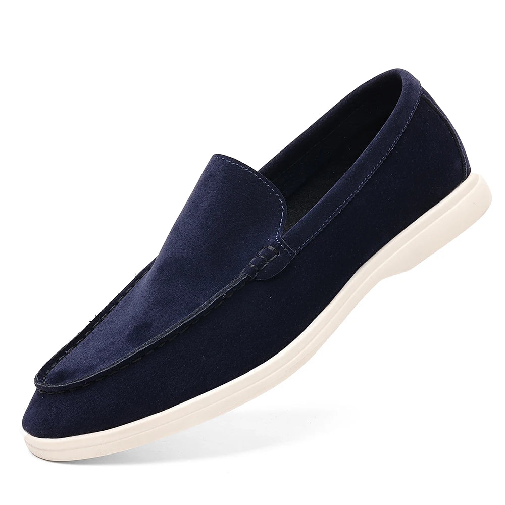 Men'S British Loafers Retro Casual One Foot Casual Versatile Lazy Shoes