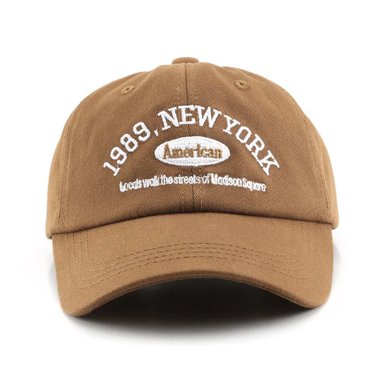 Spring Korean Retro Baseball Hat Women, Autumn and Winter, Wild Ins, Street Letter Embroidery Cap, Summer Couple Men